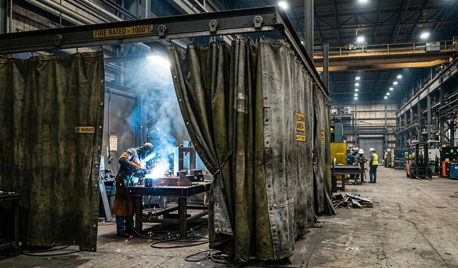 Isı Yalıtımlı Endüstriyel Perdeler ve Brandalar